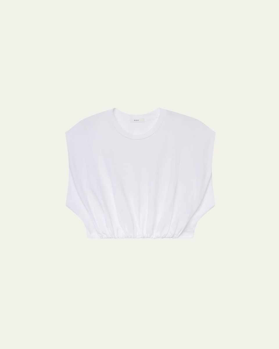 Billie Cropped Blouson Tee